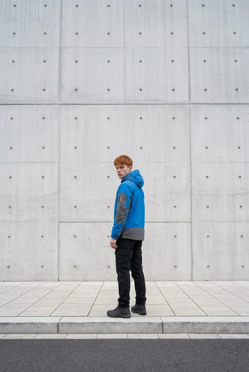 Independance Goggle Jacket Blue/ Dark Grey Jacket INDEPBLUGRY2 Location Clothing