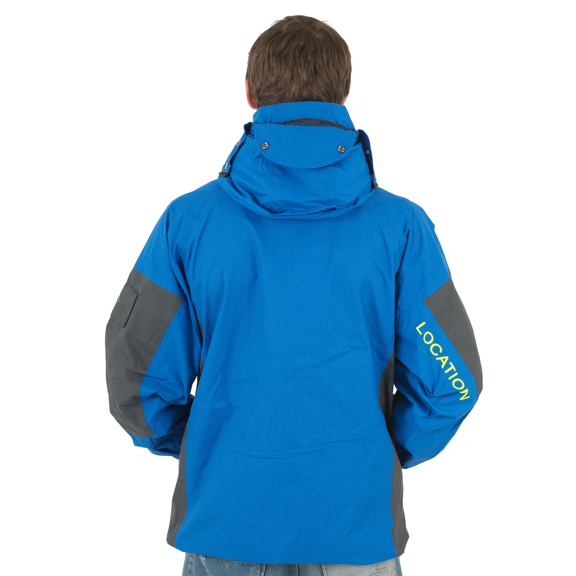 location goggle jacket Independance Black Blue Goggle Jacket – Location Clothing