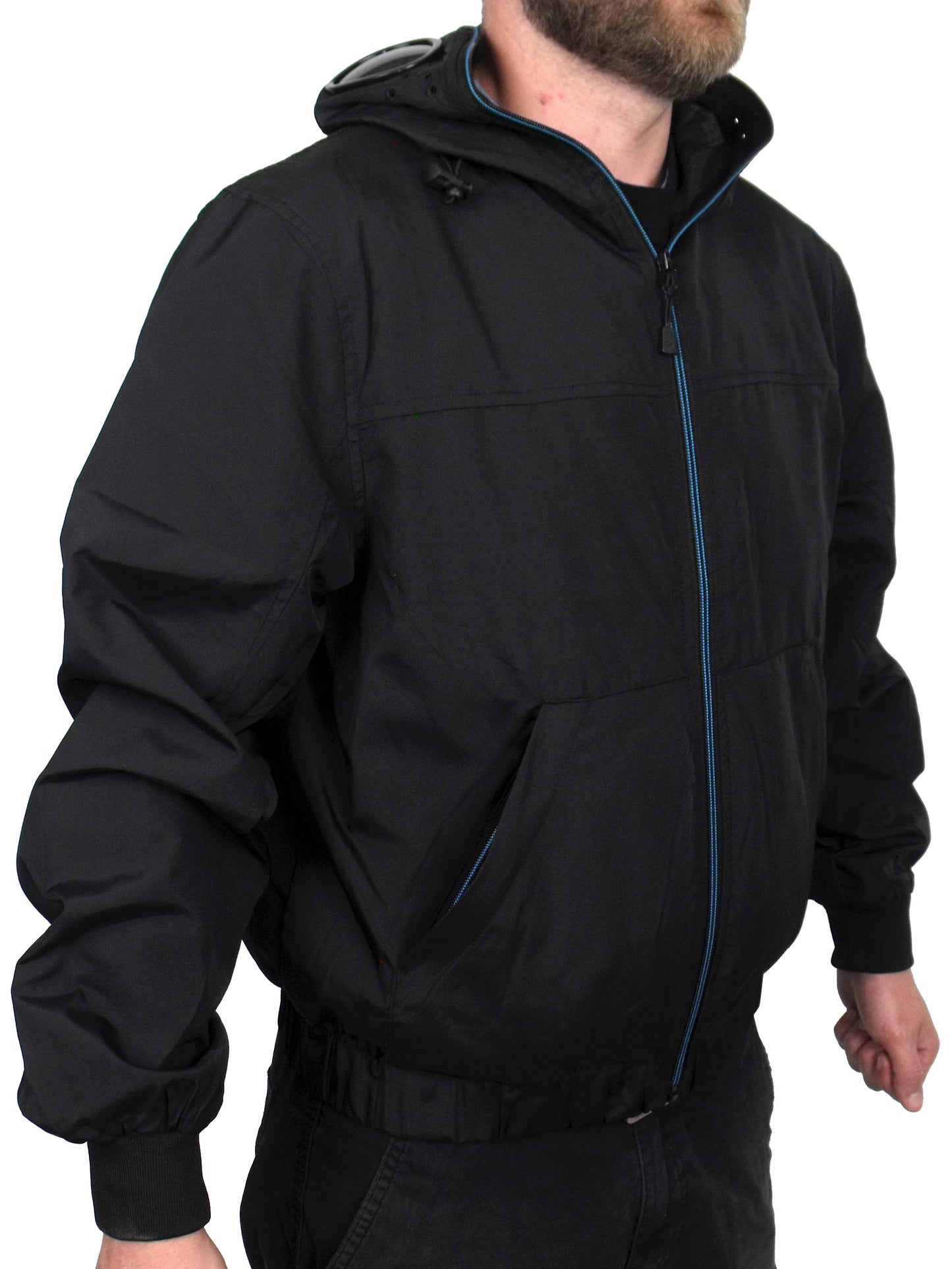 Killjoy Goggle Bomber Jacket Grey/ Blue / Green Bomber Jacket Killjoy_Blue_4_c963f2ab-1bc4-480a-9a48-1d2fc460dc7d Location Clothing