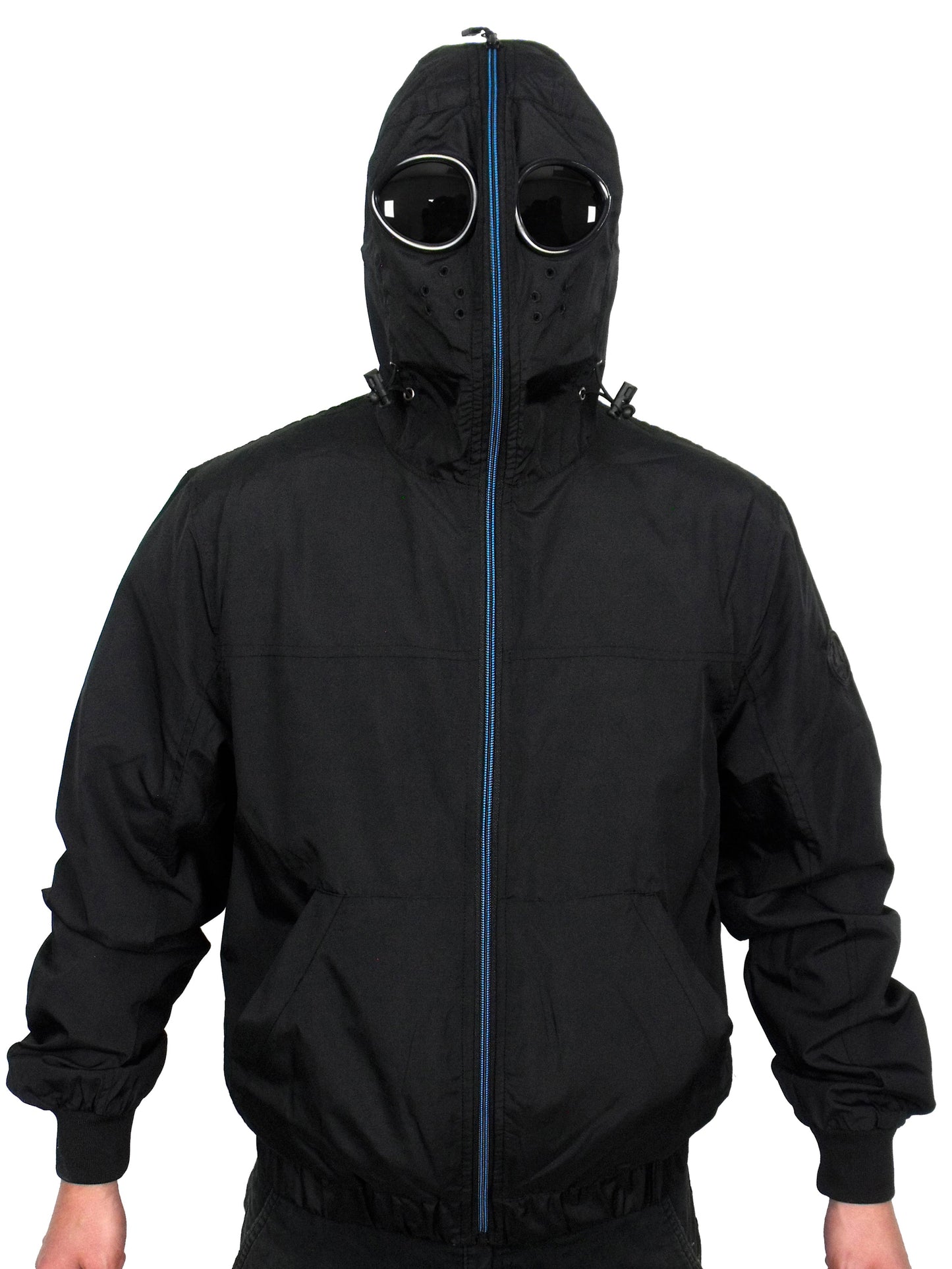 Killjoy Goggle Bomber Jacket Grey/ Blue / Green Bomber Jacket Killjoy_Blue_7_GBG Location Clothing