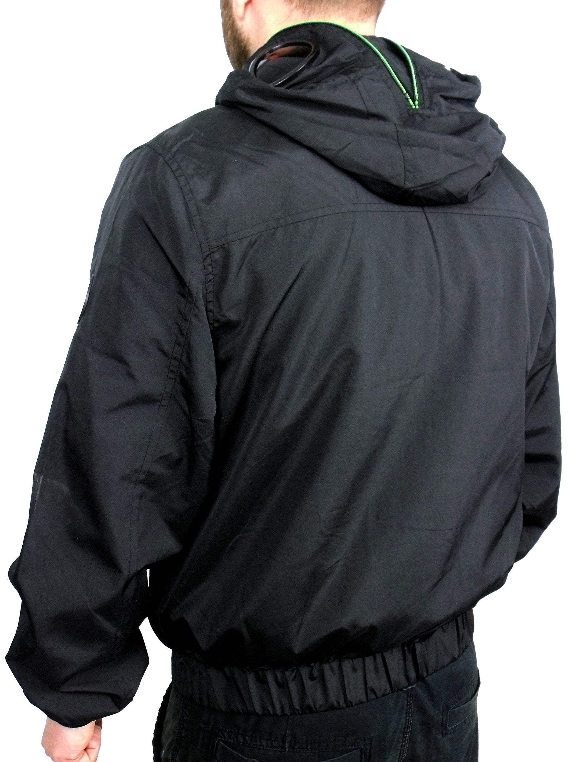 Killjoy Goggle Bomber Jacket Grey/ Blue / Green Bomber Jacket Killjoy_Green_11_new Location Clothing