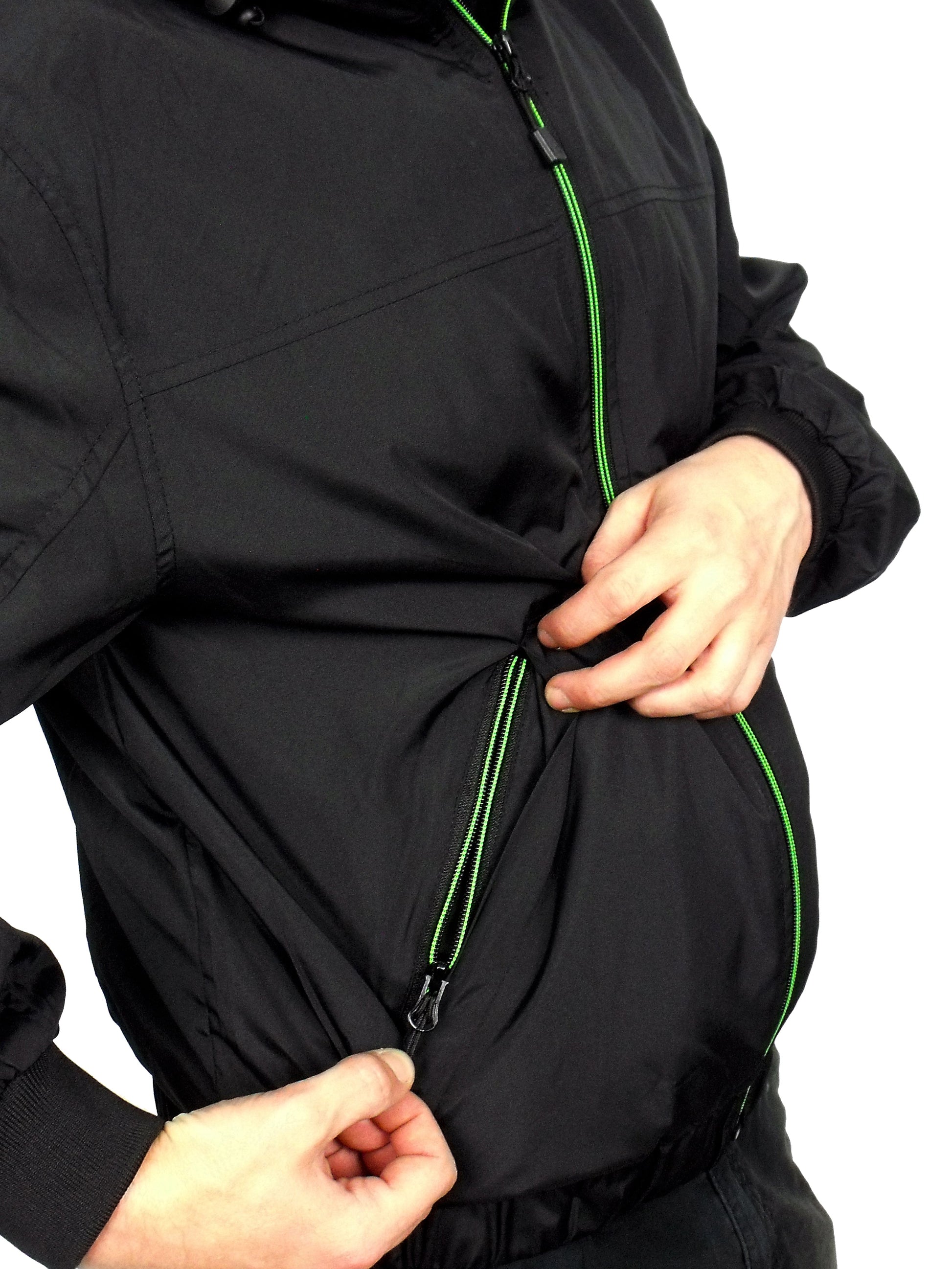 Killjoy Goggle Bomber Jacket Grey/ Blue / Green Bomber Jacket Killjoy_Green_3_new Location Clothing