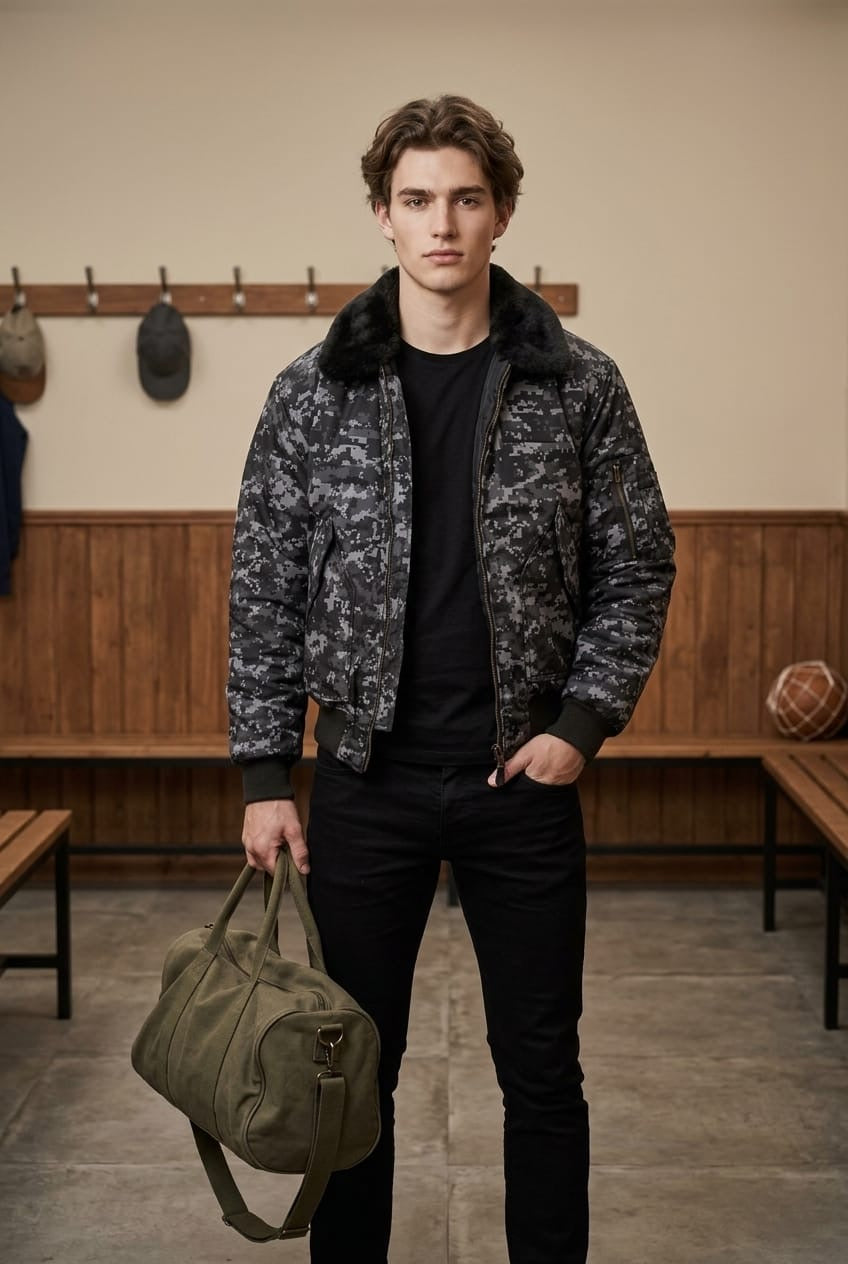 MA2 Special Edition Bomber Jacket Quilted Jacket MA2_6 Location Clothing