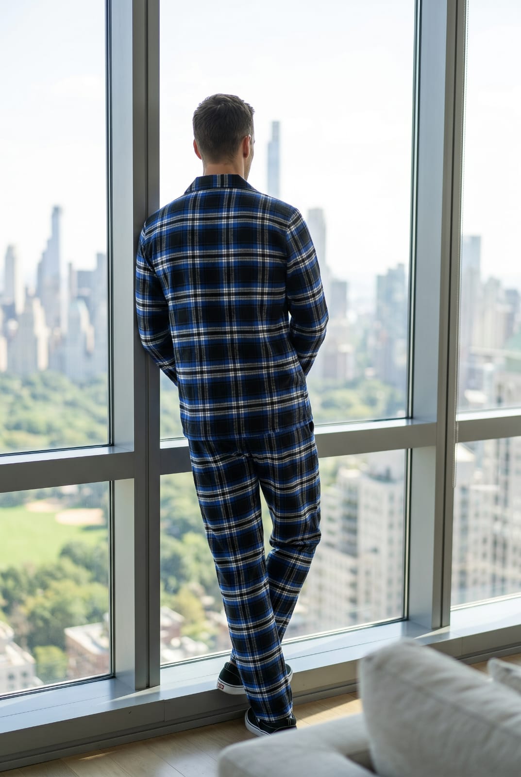 Newmont Pyjama Set Pyjamas NMTBLKBLU7 Location Clothing