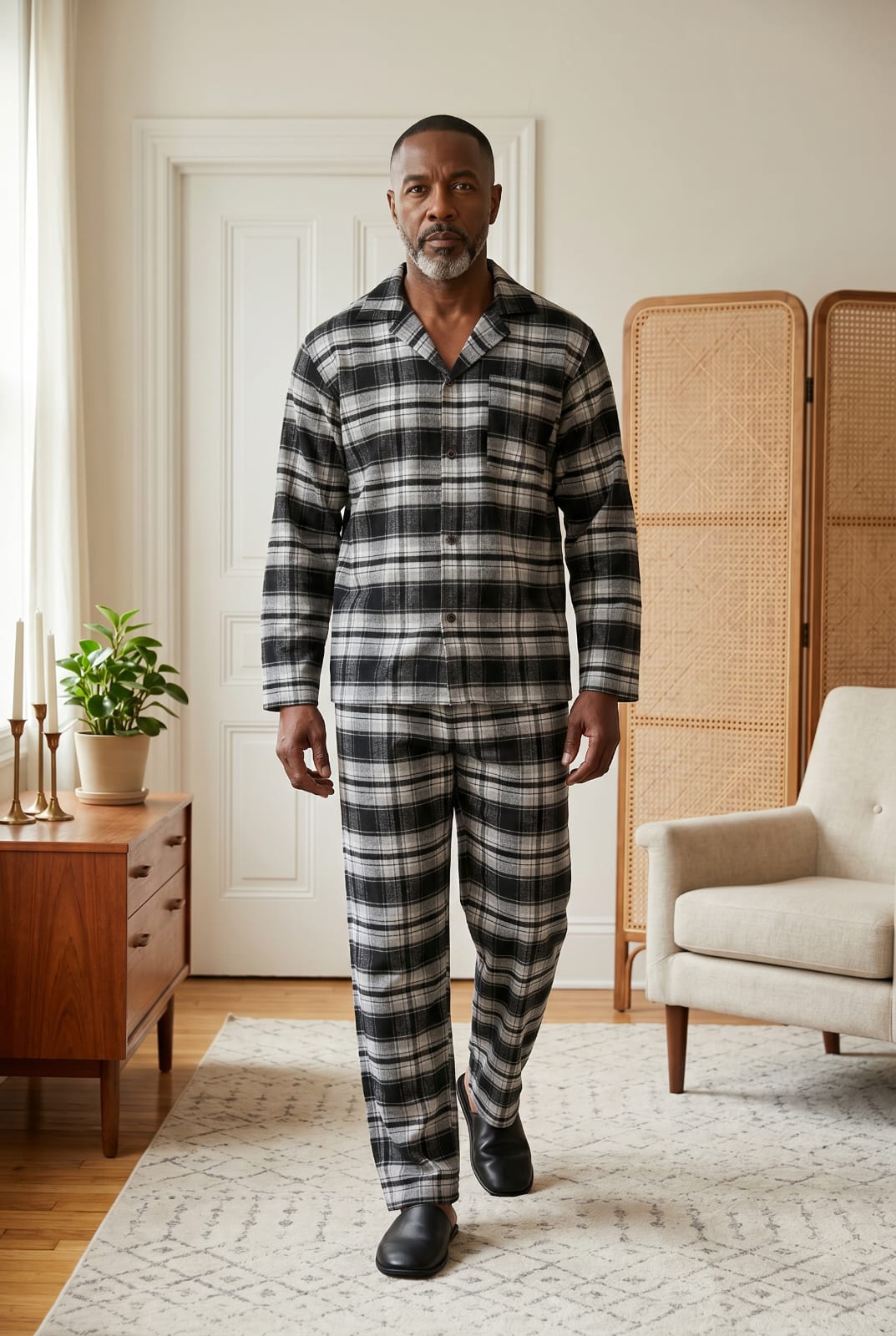 Newmont Pyjama Set Pyjamas NMTBLKGRY9 Location Clothing