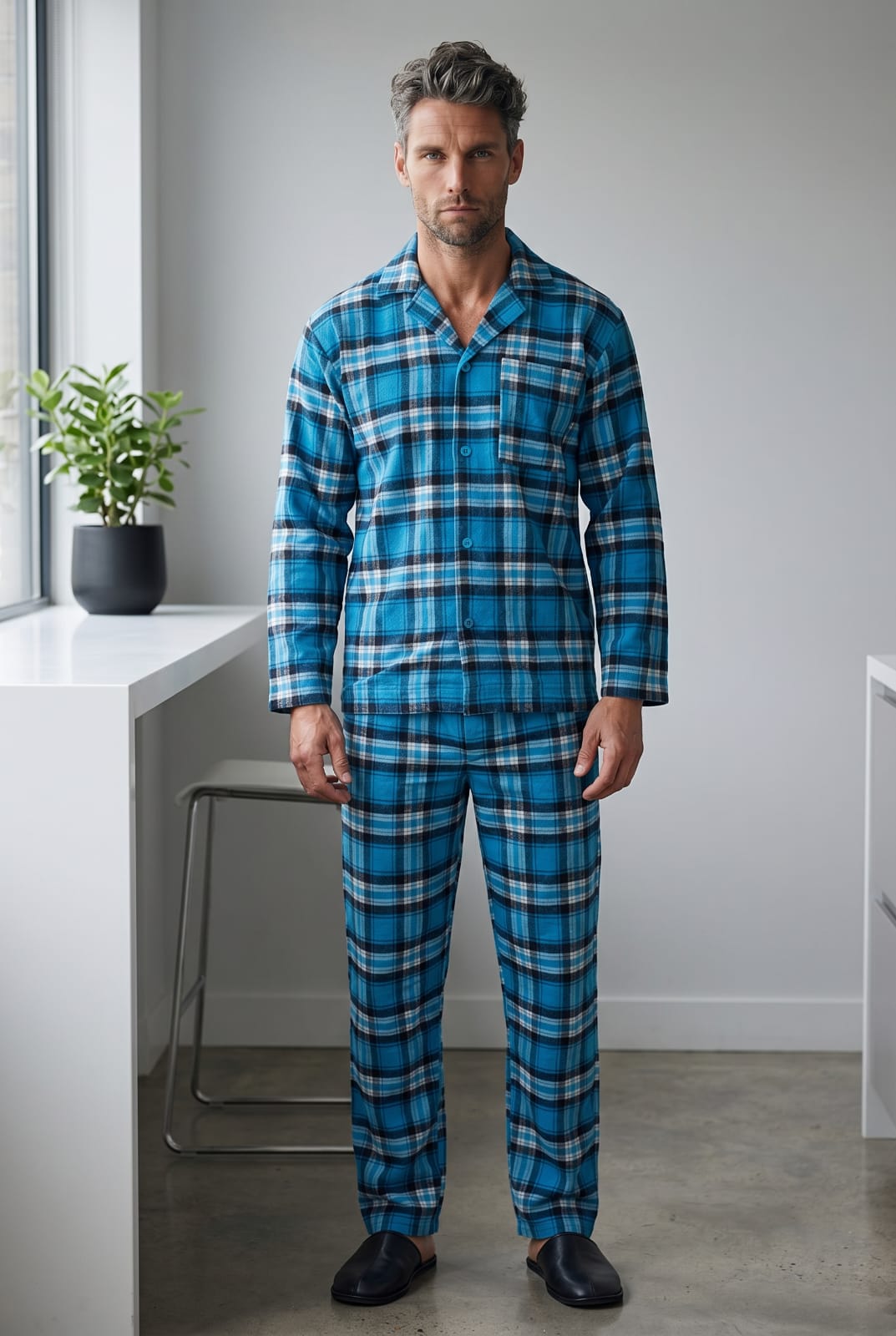 Newmont Pyjama Set Pyjamas NMTBLUE5 Location Clothing
