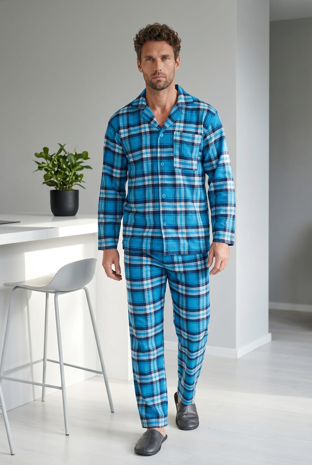 Newmont Pyjama Set Pyjamas NMTBLUE7 Location Clothing