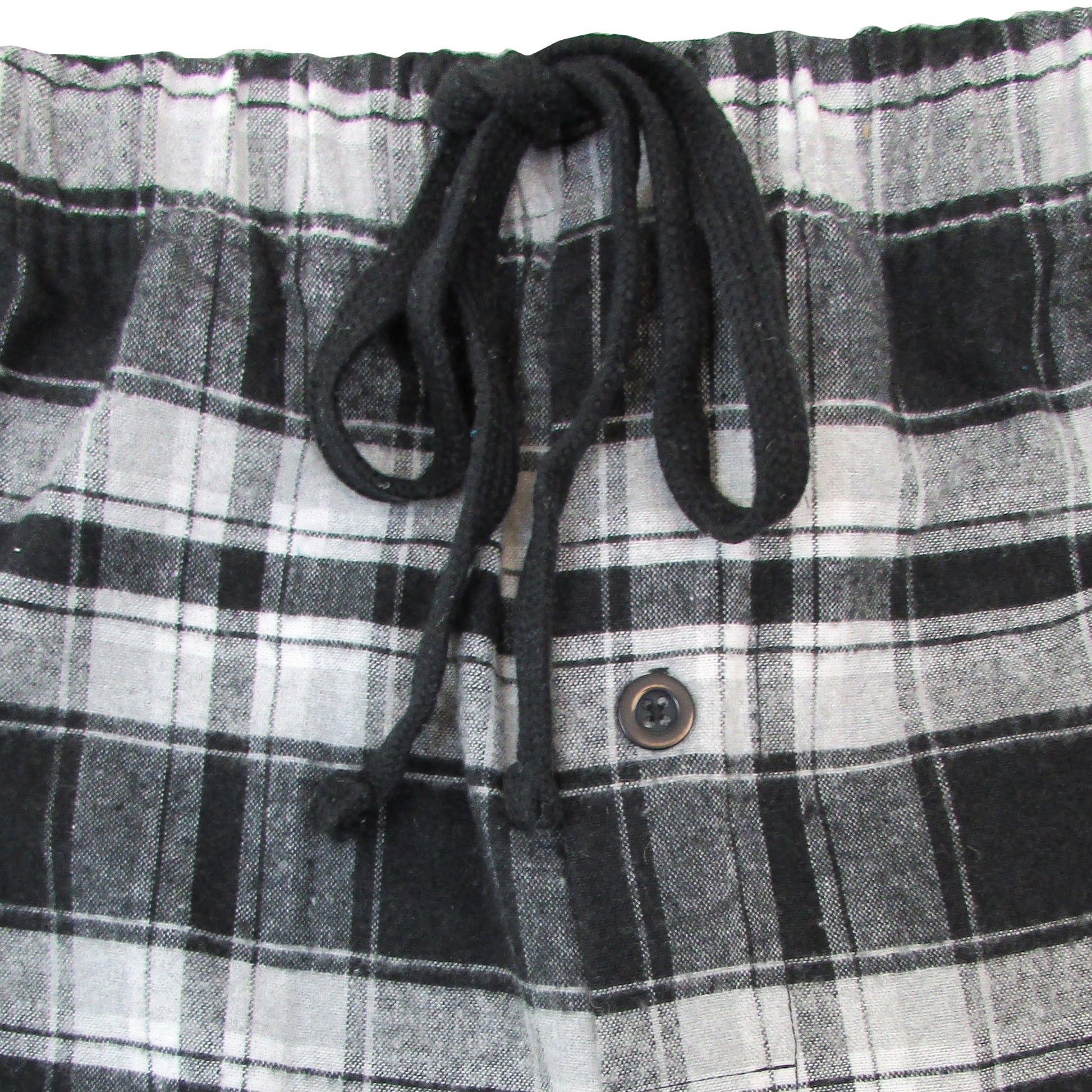 Newmont Pyjama Set Pyjamas Newmont_Black_GreyTartan_Check_EX_-_2 Location Clothing