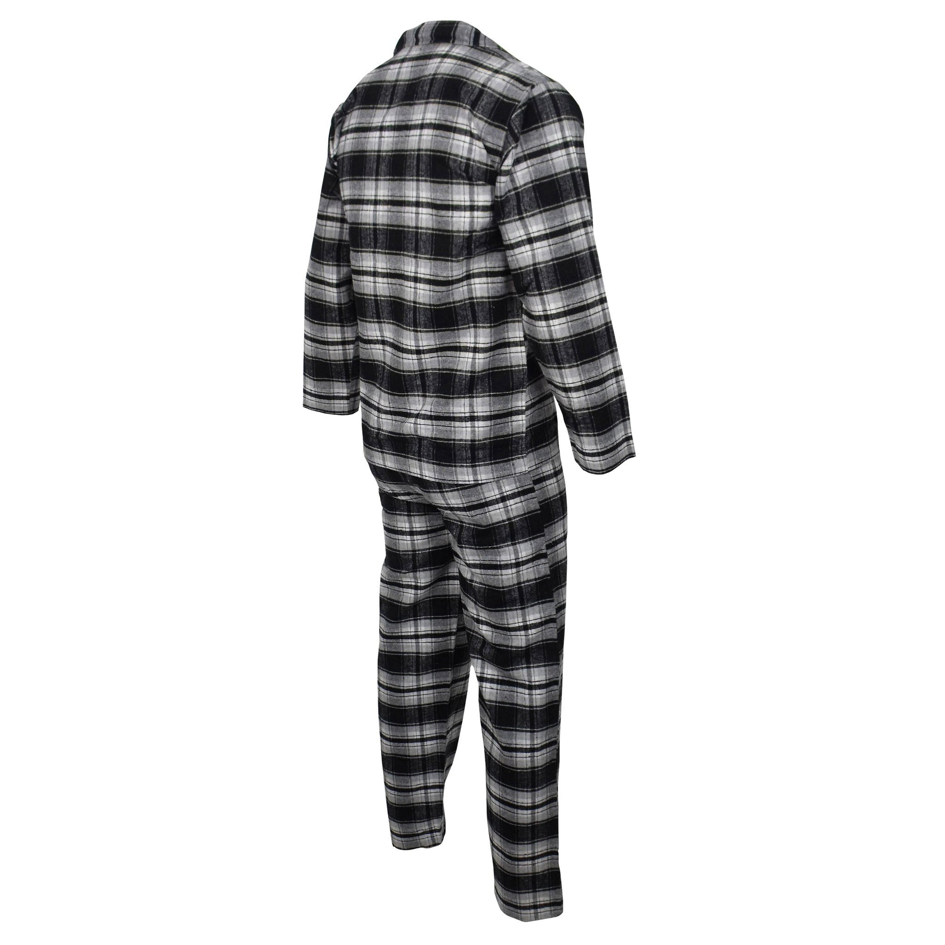 Newmont Pyjama Set Pyjamas Newmont_Black_GreyTartan_Check_EX_-_7 Location Clothing