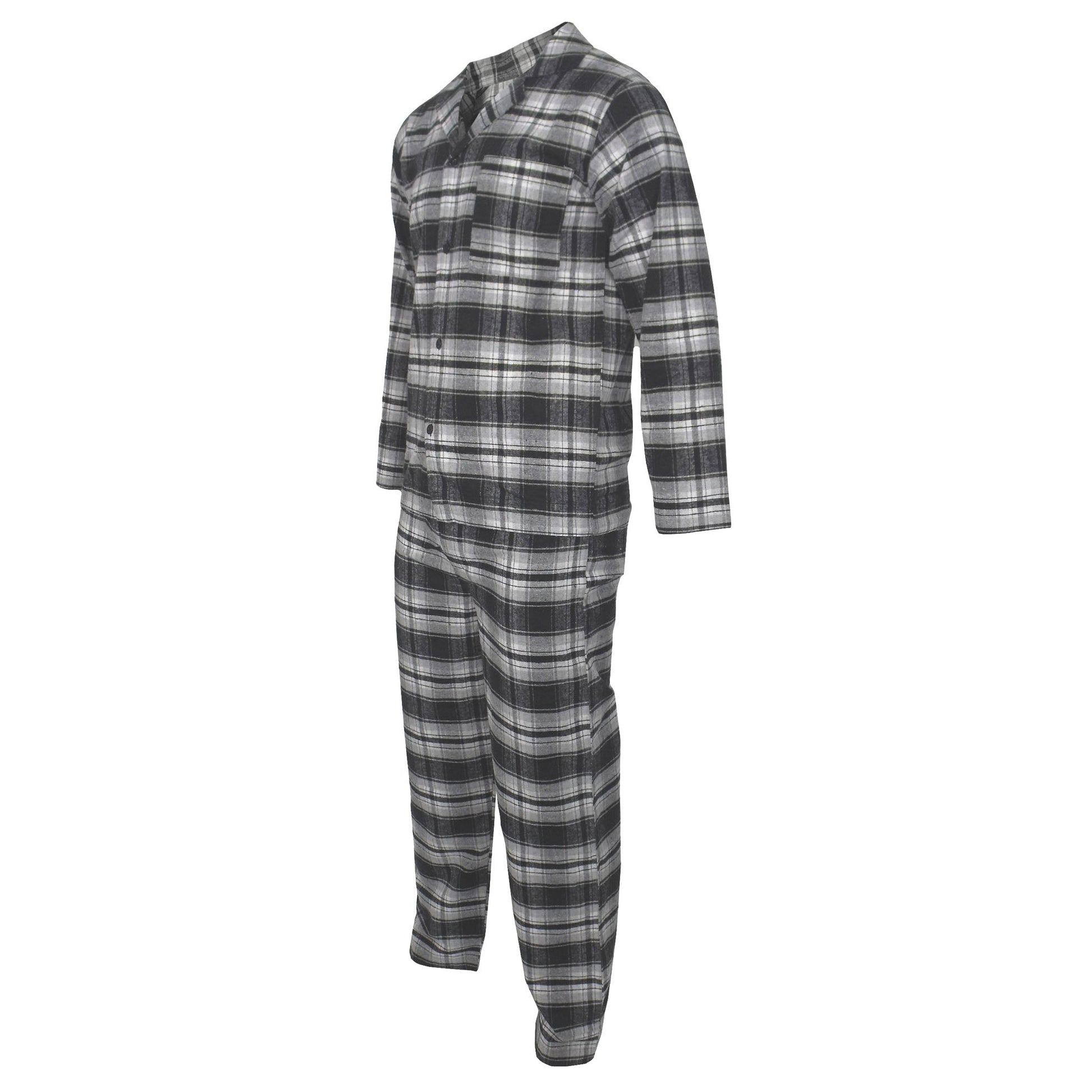 Newmont Pyjama Set Pyjamas Newmont_GreyTartan_Check_EX_-_6 Location Clothing