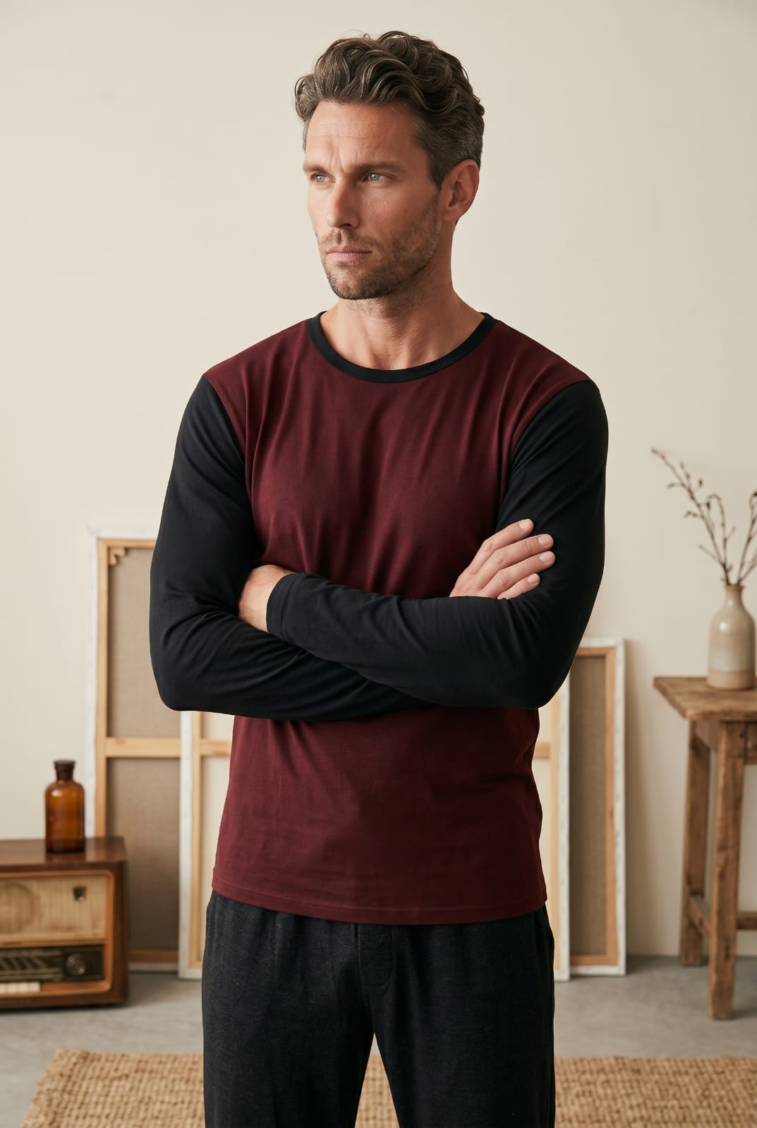 Royale Pyjamas Set Pyjamas ROYBLKBURG1 Location Clothing