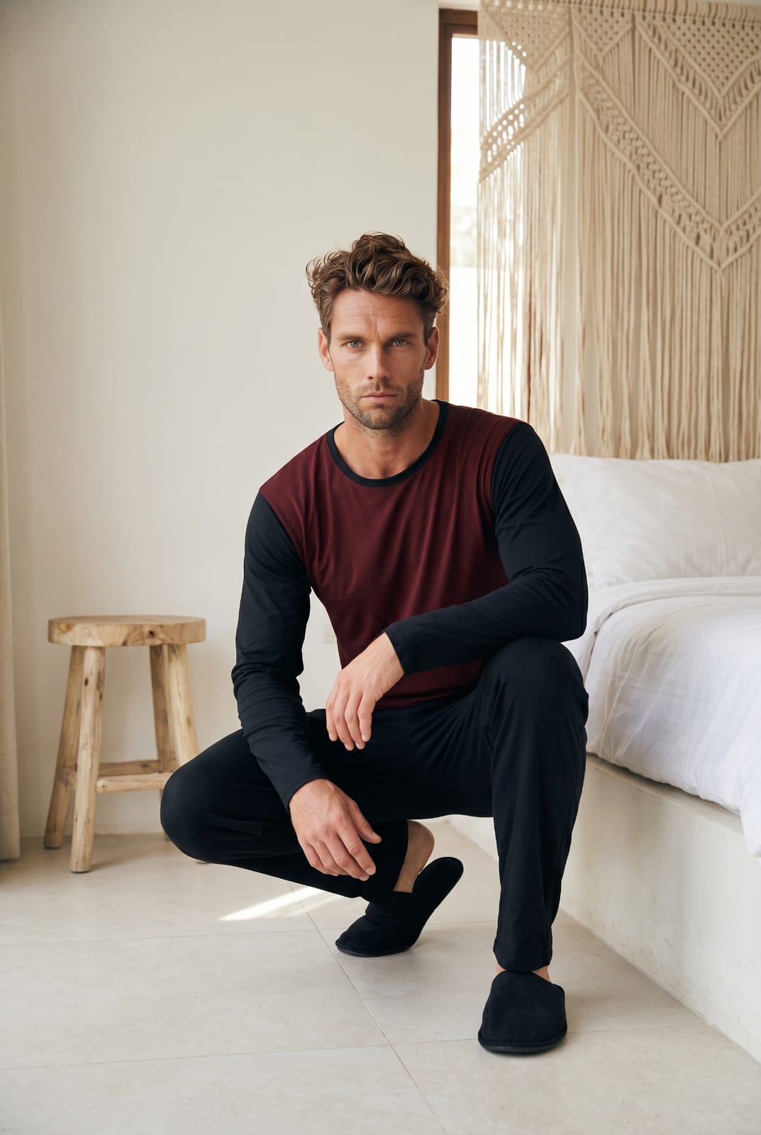 Royale Pyjamas Set Pyjamas ROYBLKBURG2 Location Clothing