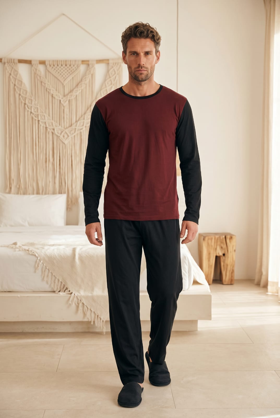 Royale Pyjamas Set Pyjamas ROYBLKBURG6 Location Clothing