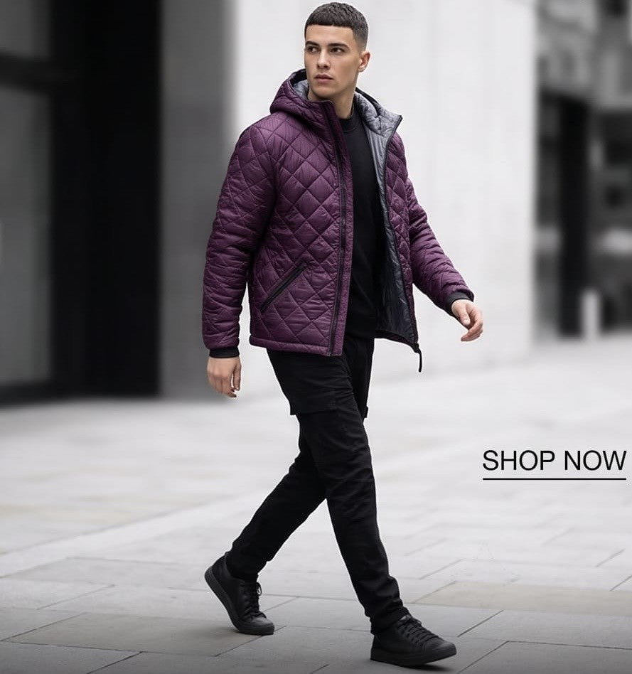 Transform Goggle Jacket Burgundy Black or Navy Quilted Jacket TRANSFORMBURG1 Location Clothing