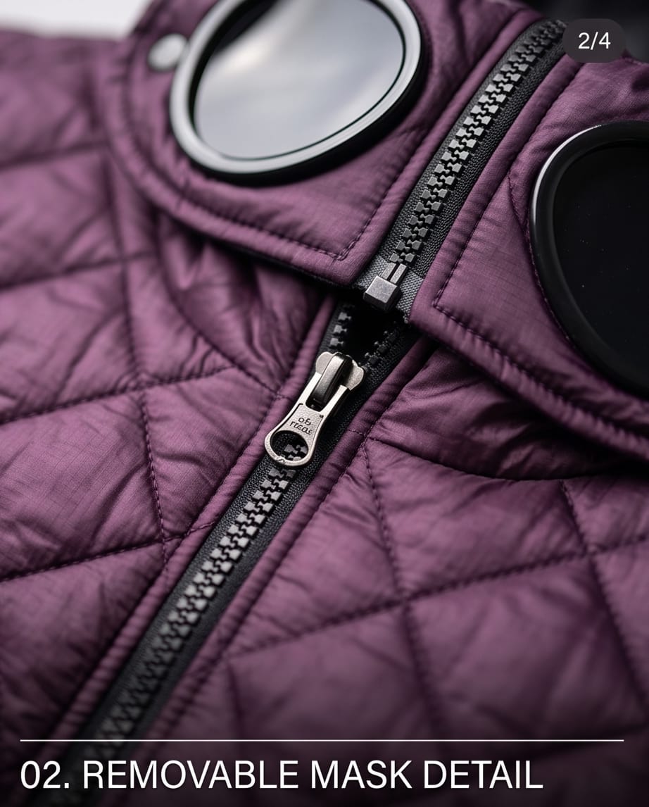 Transform Goggle Jacket Burgundy Black or Navy Quilted Jacket TRANSFORMBURGNEW2 Location Clothing