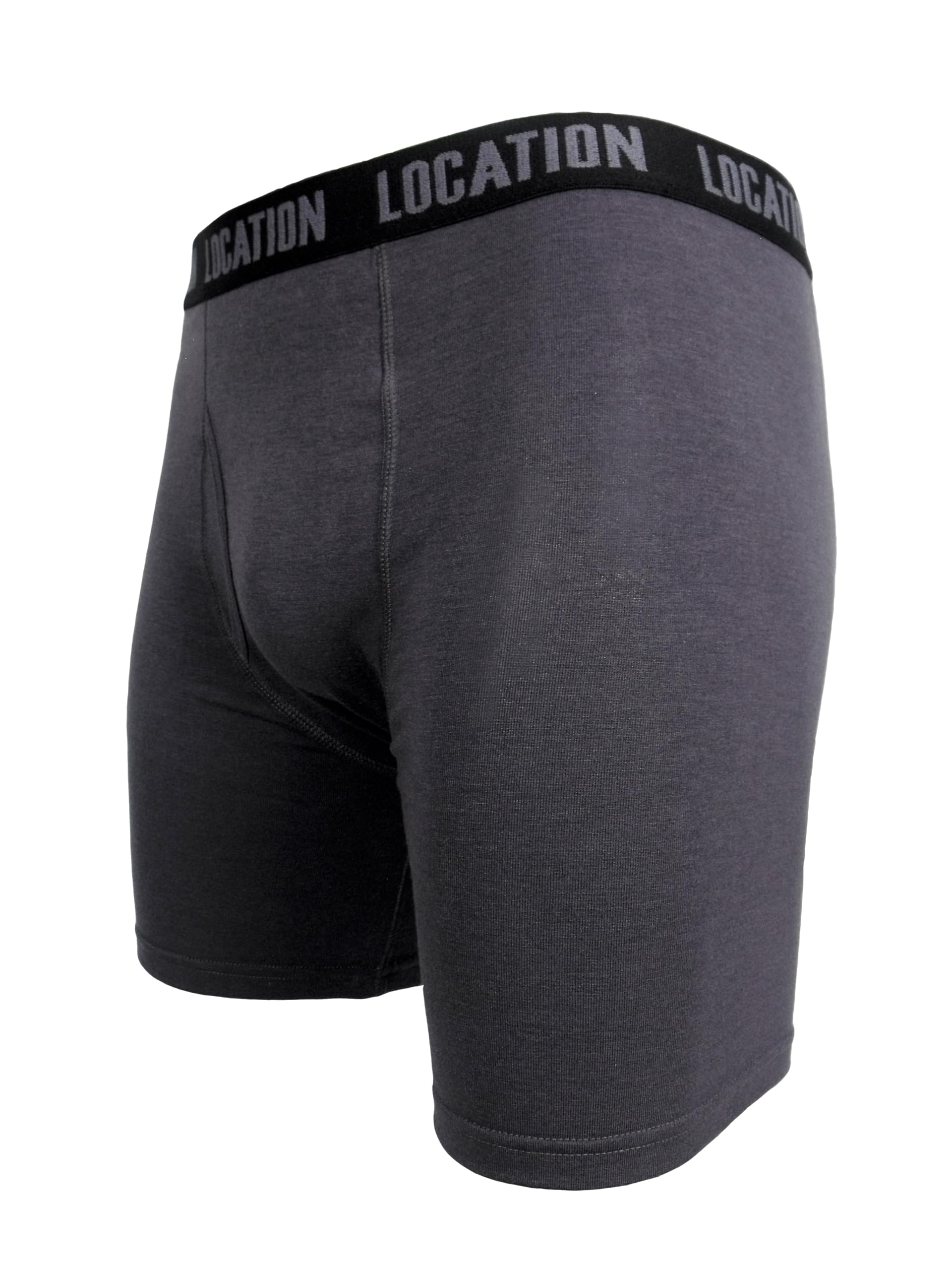 Mustang Two Pack Men's Longer Leg Boxer Shorts – Breathable Stretch Fit Underwear Mens Underwear ae7588c5 Location Clothing