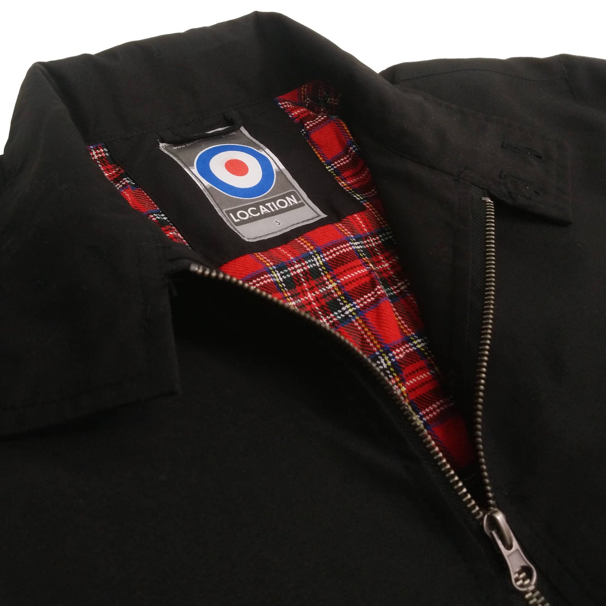 Location Tartan Lining Harrington Jacket Bomber Jacket be17449a location