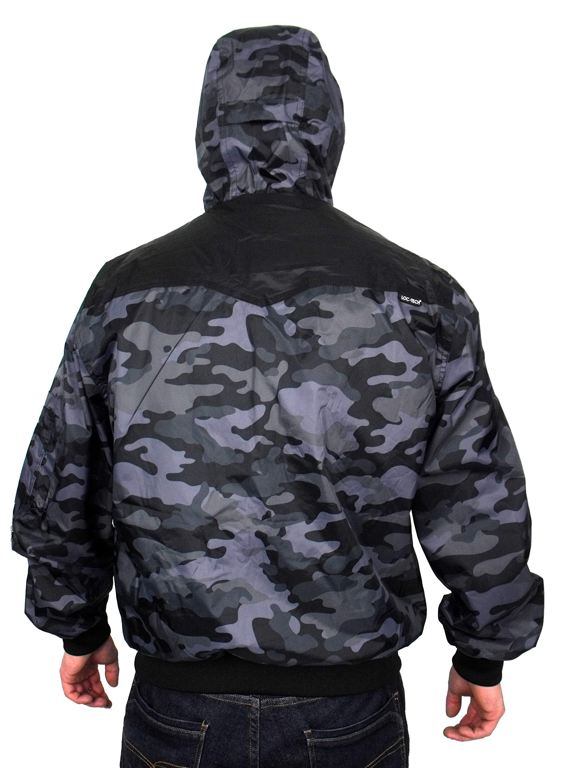 location goggle jacket Waterproof Hooded Goggle Bomber Jacket