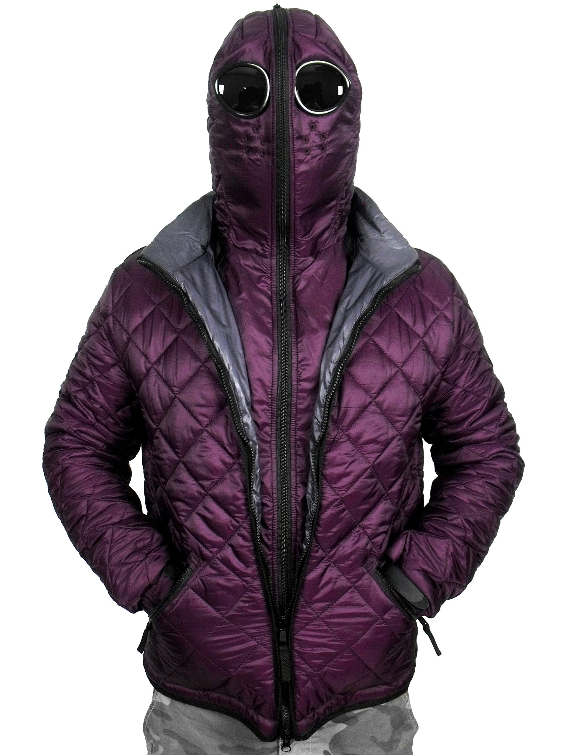 Transform Goggle Jacket Burgundy Black or Navy Quilted Jacket d9669f4f Location Clothing