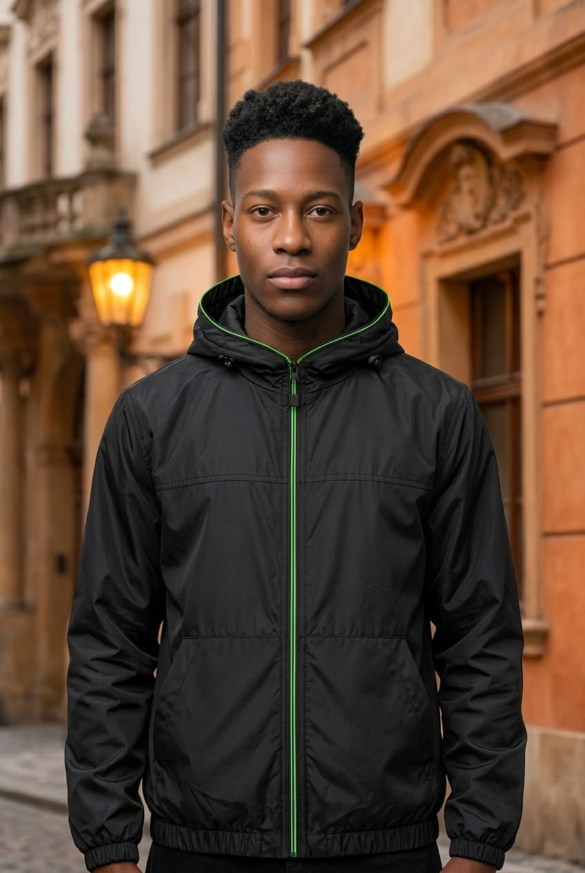 Killjoy Goggle Bomber Jacket Blue / Green Black with green Bomber Jacket killgreen3 Location Clothing